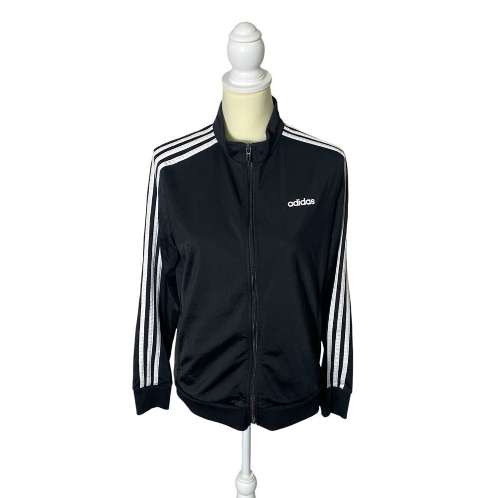 Adidas Essentials Warm-Up 3 Stripe Track Jacket Women's Size Large